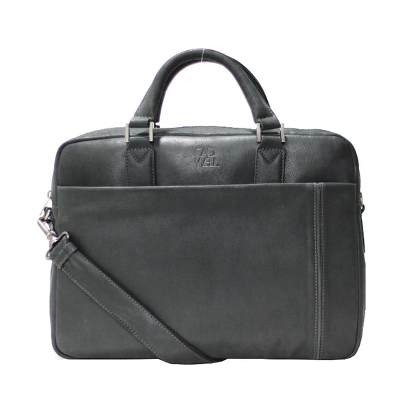 Cartable 2 anses Hommes Noir Cadwell