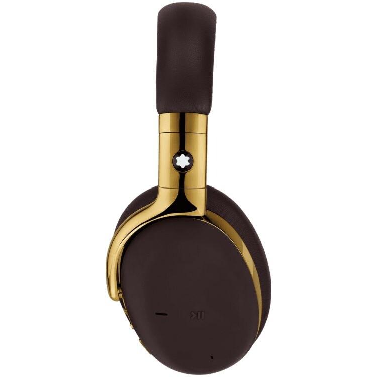 Casque de voyage connecté Montblanc MB 01 marron - Boutique-Officielle-Montblanc-Cannes