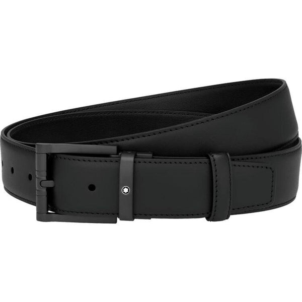 Ceinture décontractée noire à couper selon la taille - Boutique-Officielle-Montblanc-Cannes
