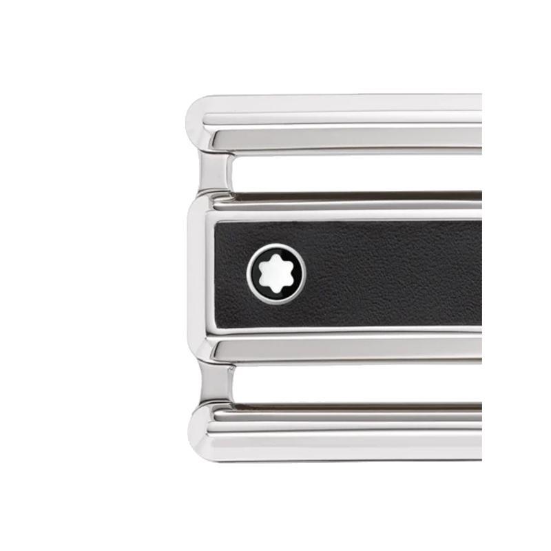 Ceinture affaires réversible noire/marron à couper selon la taille