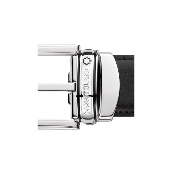 Ceinture affaires réversible noire/marron à couper selon la taille