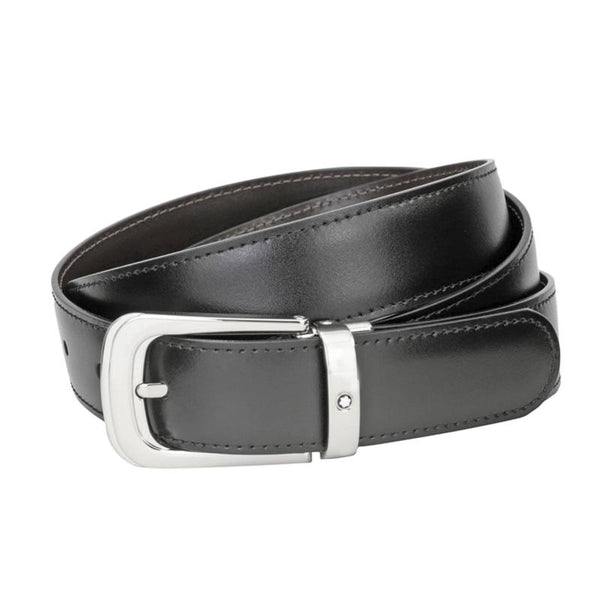 Ceinture décontractée Montblanc réversible coupée à la taille