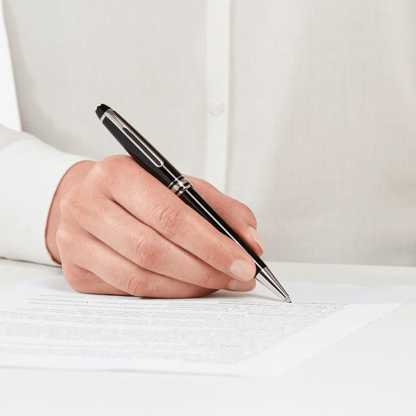 Coffret avec stylo bille Meisterstück Platiné Classique et portefeuille 6cc Meisterstück