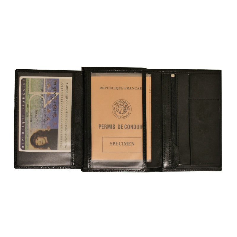 Coffret Cadwell Portefeuille + Porte monnaie Noir