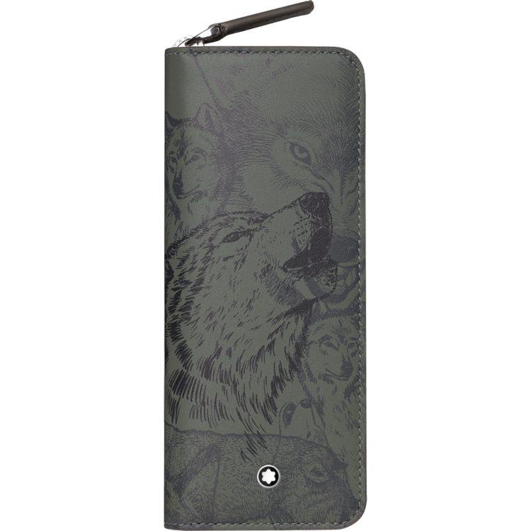 Étui 1 Instrument d'écriture Montblanc Meisterstück Selection Loup - Boutique-Officielle-Montblanc-Cannes