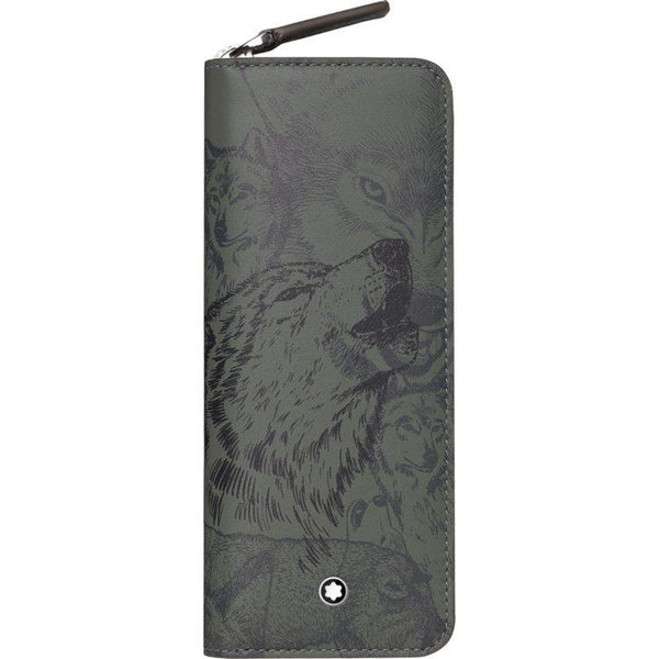 Étui 1 Instrument d'écriture Montblanc Meisterstück Selection Loup - Boutique-Officielle-Montblanc-Cannes