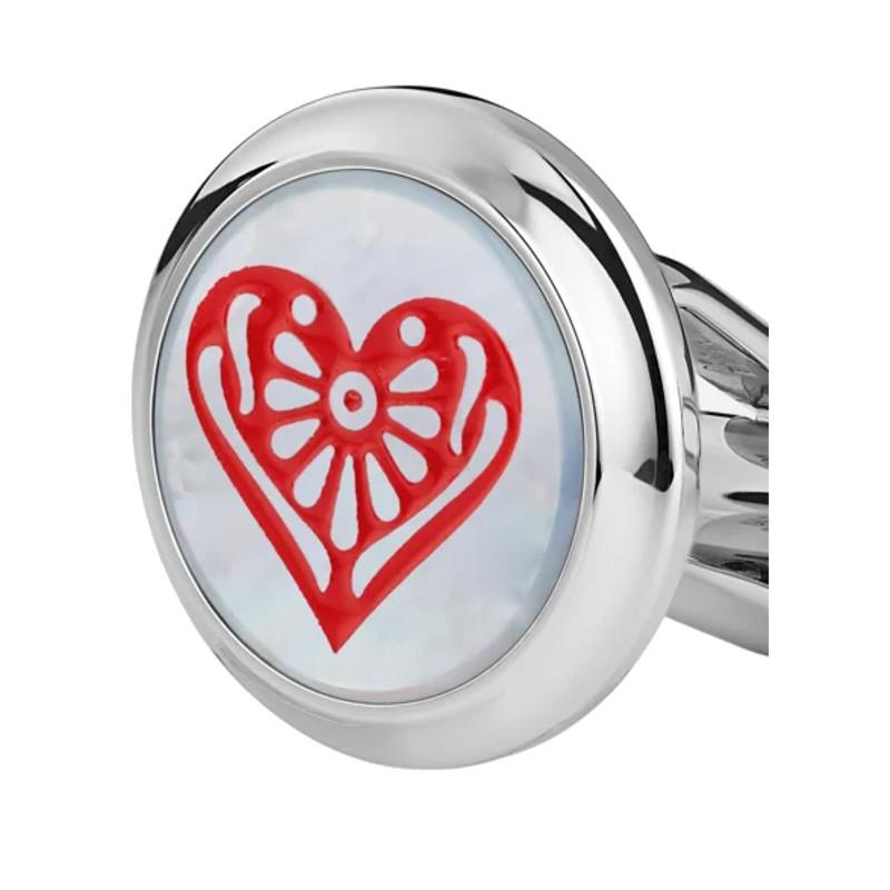 Boutons de manchette Meisterstück Hommage au roman Le Tour du monde en 80 jours , pique et cœur