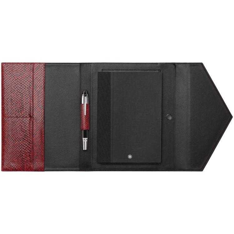Montblanc Augmented Paper imprimé python rouge
