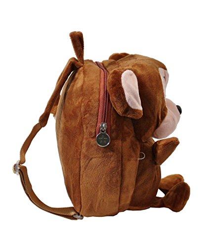 Petit Sac à Dos Enfant Monkey Marron