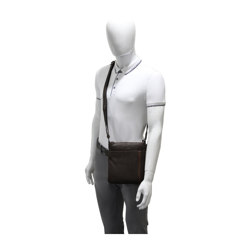 Petite Besace Homme Marron Cadwell