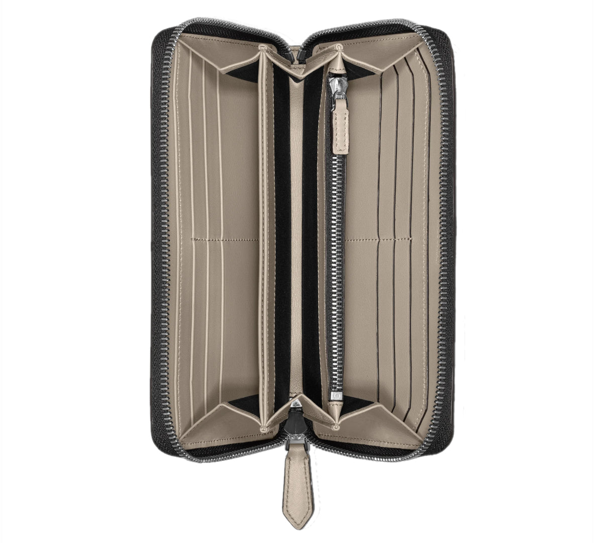 Portefeuille 12cc avec zip intégral Meisterstück Selection Soft