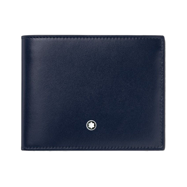 Portefeuille 6cc Meisterstück en bleu encre de Montblanc