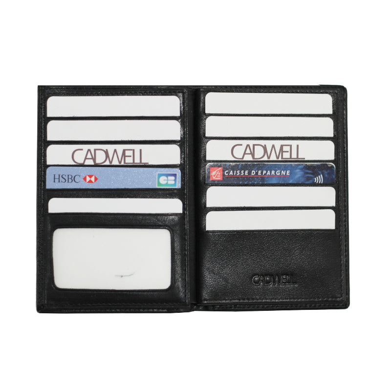 Portefeuille ID Poche zippée 12 Cartes Cadwell