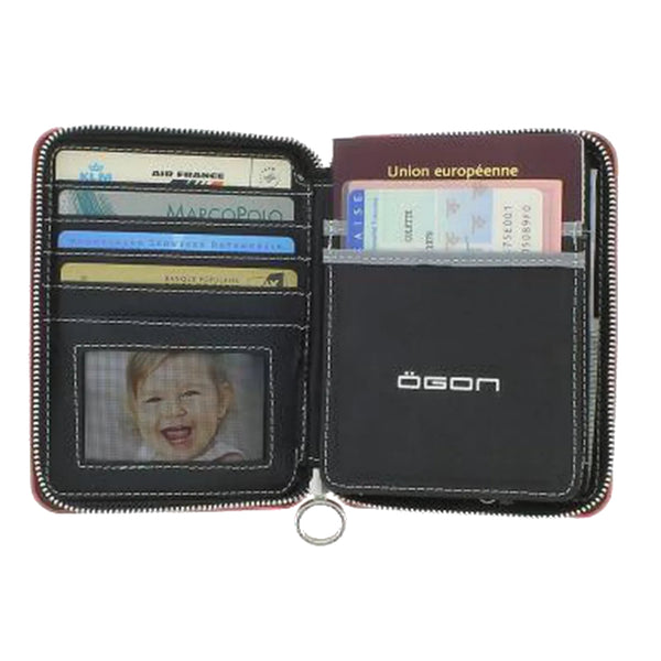 Portefeuille compagnon passeport Quilted Passport