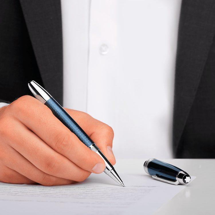 Rollerball Meisterstück Solitaire Blue Hour LeGrand - Boutique-Officielle-Montblanc-Cannes