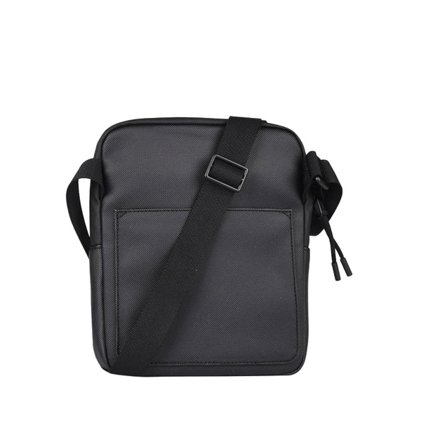 Sacoche Lacoste croisée en toile enduite