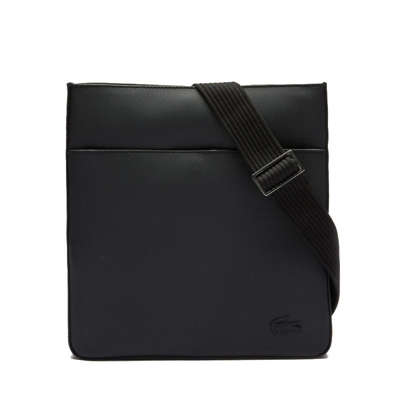 Sacoche plate pour homme Classic en petit piqué uni - Lacoste