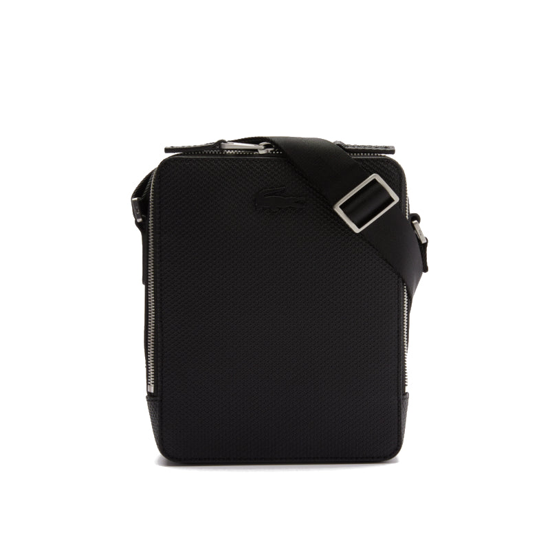 Sac pour appareil photo vertical Chantaco en cuir cousu mat - Lacoste