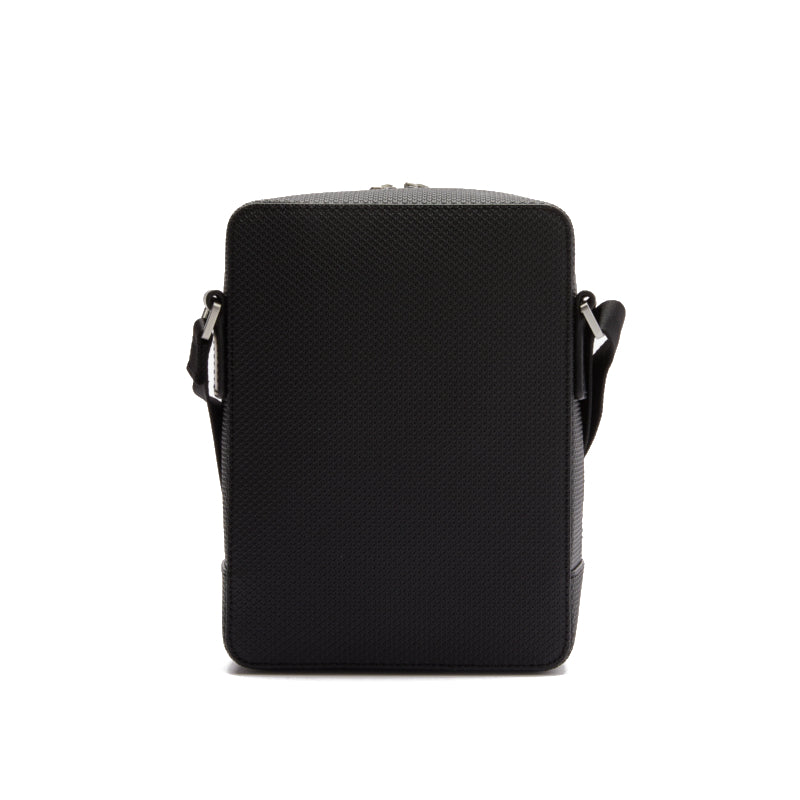 Sac pour appareil photo vertical Chantaco en cuir cousu mat - Lacoste