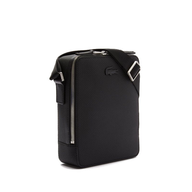 Sac pour appareil photo vertical Chantaco en cuir cousu mat - Lacoste