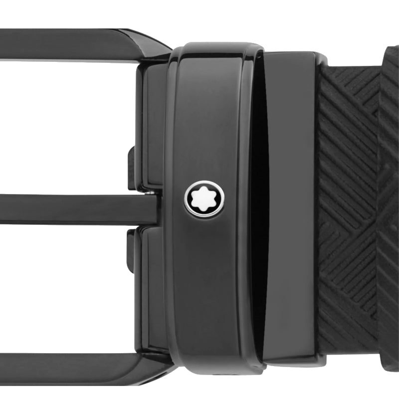 Ceinture Réversible De 35 mm En Cuir Noir