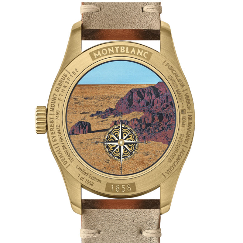 Montre Montblanc 1858 Géosphère Limited Edition - 1858 pièces