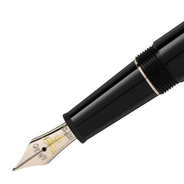 Stylo plume Meisterstück Doué Geometry doré champagne Classique - Boutique-Officielle-Montblanc-Cannes