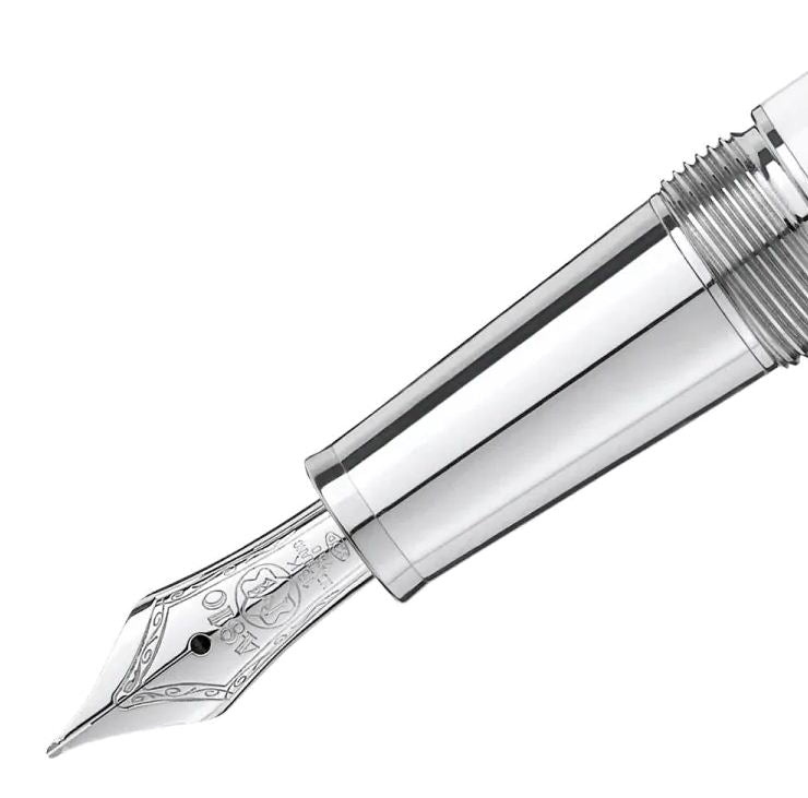 Stylo plume Meisterstück White Solitaire Classique - Boutique-Officielle-Montblanc-Cannes