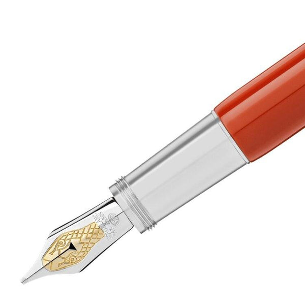 Stylo plume Montblanc Heritage Collection Rouge et Noir Special Edition Corail