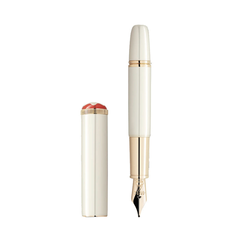 Stylo plume (F) couleur ivoire Montblanc Heritage Rouge et Noir « Baby » Édition Spéciale