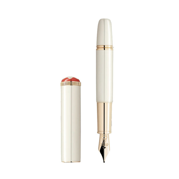 Stylo plume (F) couleur ivoire Montblanc Heritage Rouge et Noir « Baby » Édition Spéciale