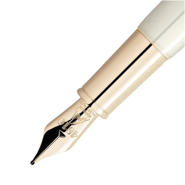 Stylo plume (F) couleur ivoire Montblanc Heritage Rouge et Noir « Baby » Édition Spéciale