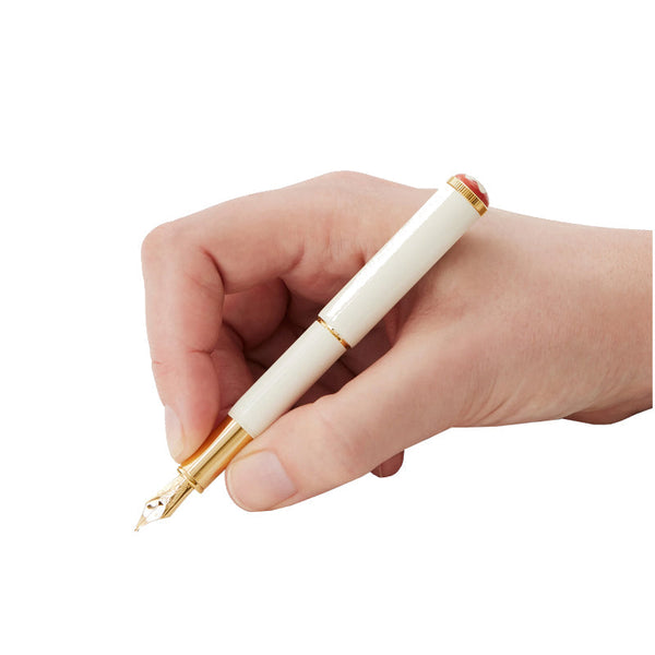Stylo plume (F) couleur ivoire Montblanc Heritage Rouge et Noir « Baby » Édition Spéciale