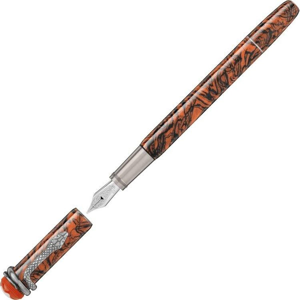 Stylo plume (M) Montblanc Heritage Rouge et Noir Serpent Marble Special Edition