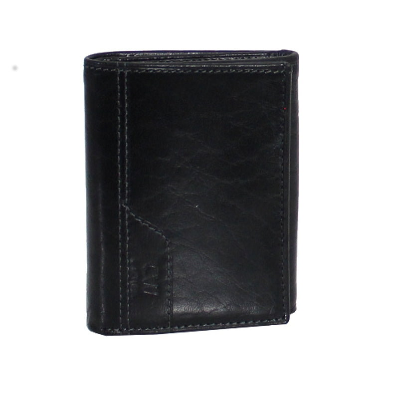 Portemonnaie Cadwell 100 % Cuir de vachette – Noir