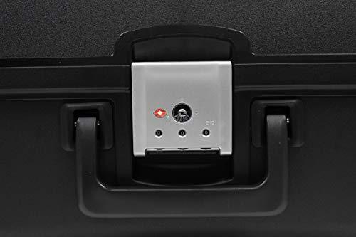 Valise taille moyenne Alistair - Collection X-Lock - 4 roues - Polypropylène - Noir