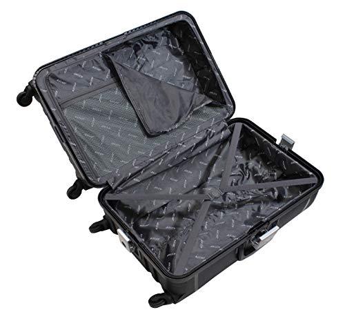 Valise taille moyenne Alistair - Collection X-Lock - 4 roues - Polypropylène - Noir