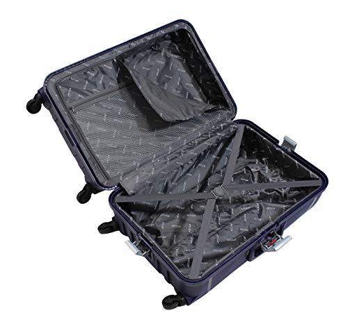 Valise taille moyenne Alistair - Collection X-Lock - 4 roues - Polypropylène - Bleu