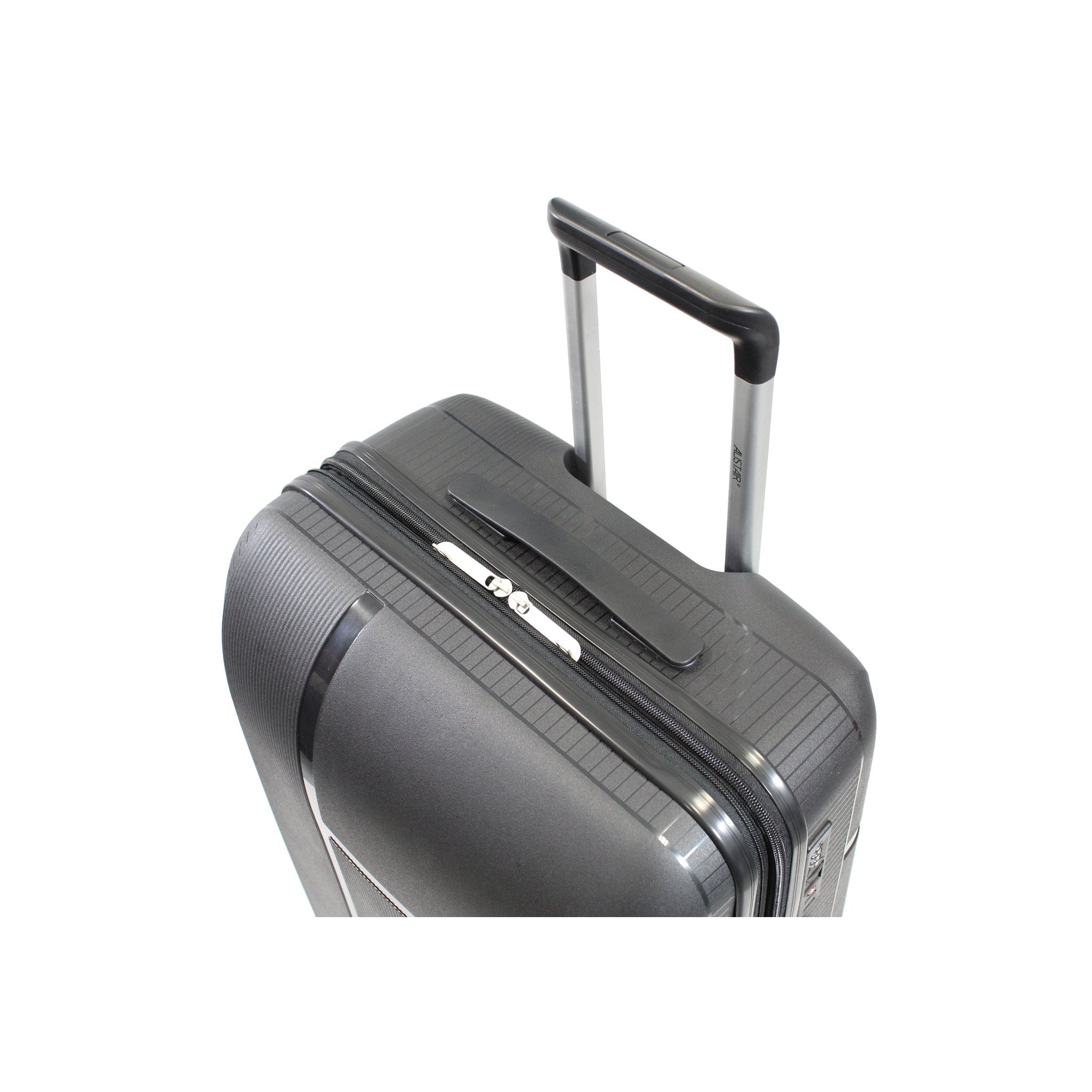 Valise taille moyenne Alistair - Collection X-Smart - 4 roues - Polypropylène - Noir