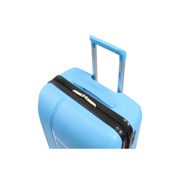 Valise taille moyenne Alistair - Collection X-Smart - 4 roues - Polypropylène - Bleu