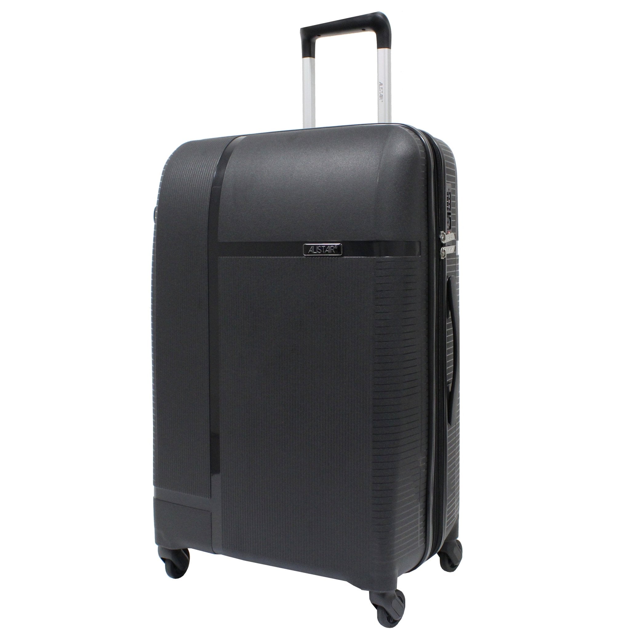 Valise taille moyenne Alistair - Collection X-Smart - 4 roues - Polypropylène - Noir