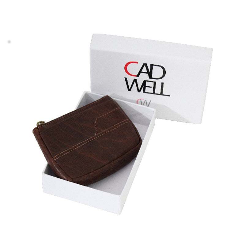 Portemonnaie Cadwell 100 % Cuir de vachette – Marron
