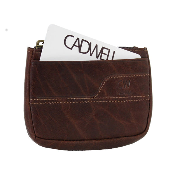 Portemonnaie Cadwell 100 % Cuir de vachette – Marron