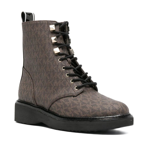 Bottines lacées à motif monogrammé Michael Kors