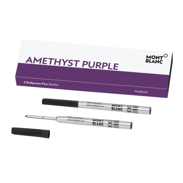 2 recharges pour stylo bille (M), Amethyst Purple