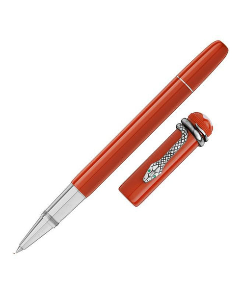 Rollerball Montblanc Heritage Collection Rouge et Noir Special Edition Corail - Boutique-Officielle-Montblanc-Cannes