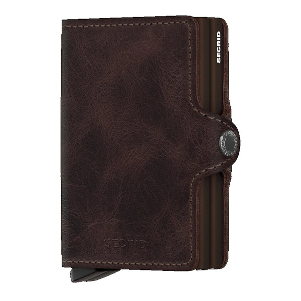 Twinwallet vintage - Chocolate